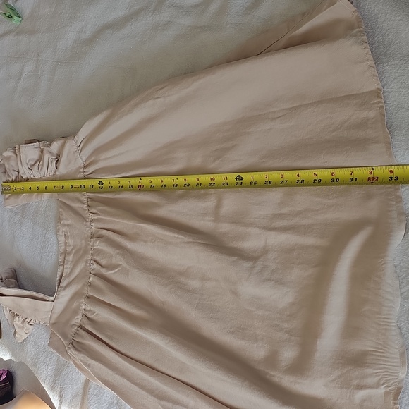 ​Anthropologie o.p.t Ruffle Flutter Sleeve Babydoll Cottagecore A-line Dress M - Picture 9 of 11